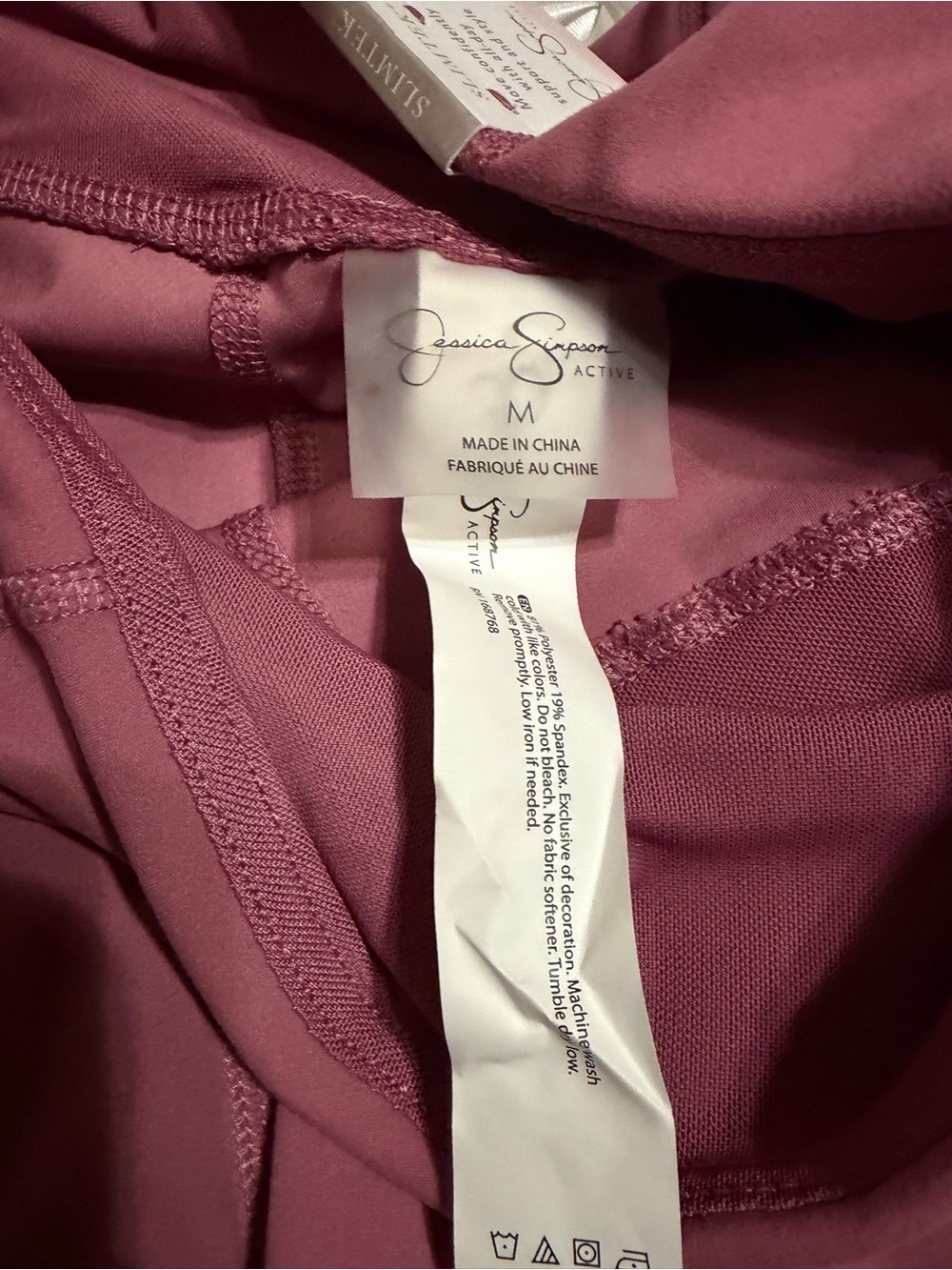 Jessica Simpson Mauve Pink Active Leggings - Picture 4 of 5